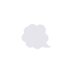 Speech Bubble. Speech bubble icon. Message icon. Speech icon. Message Bubble vector icon isolated on white background