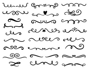 Vector divider, swirl and curl set