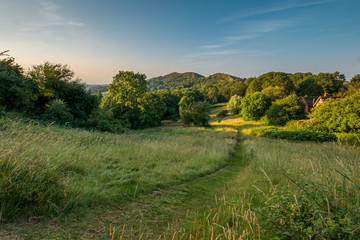 Fototapeta na wymiar Malvern Hills Worcestershire England