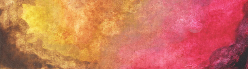 Colorful abstract texture smooth modern background. Watercolor illustration.
