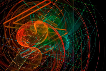 abstract digital fractal fantasy design creative