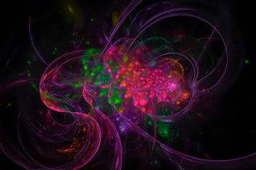 abstract digital fractal fantasy design creative