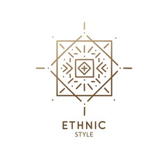 Geometric sacred abstract emblem tattoo