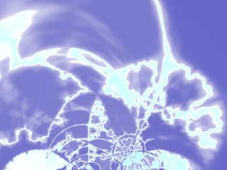 Beautiful abstract background for art projects, cards, business, posters. 3D illustration, computer-generated fractal