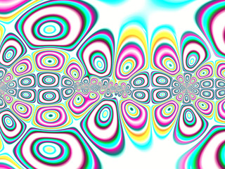 Beautiful abstract background for art projects, cards, business, posters. 3D illustration, computer-generated fractal