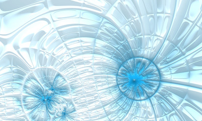 Beautiful abstract background for art projects, cards, business, posters. 3D illustration, computer-generated fractal