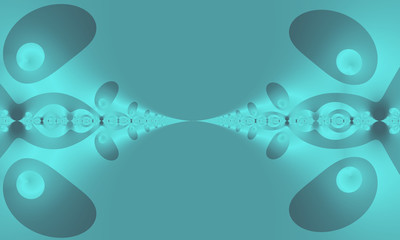 Beautiful abstract background for art projects, cards, business, posters. 3D illustration, computer-generated fractal