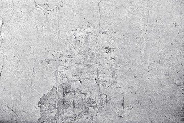 Texture of plaster on the wall. Gray background wall.