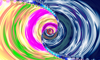 Beautiful abstract background for art projects, cards, business, posters. 3D illustration, computer-generated fractal