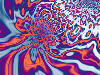 Beautiful abstract background for art projects, cards, business, posters. 3D illustration, computer-generated fractal