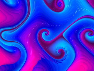 Beautiful oil background for art projects, cards, business, posters. 3D illustration, computer-generated fractal