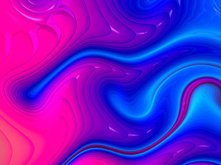 Beautiful abstract cover for art projects, cards, business, posters. 3D illustration, computer-generated fractal