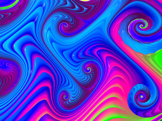 Beautiful abstract background for art projects, cards, business, posters. 3D illustration, computer-generated fractal