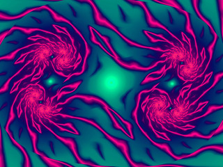 Beautiful abstract background for art projects, cards, business, posters. 3D illustration, computer-generated fractal