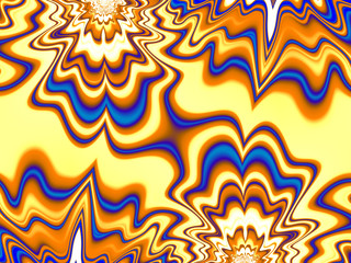 Beautiful abstract background for art projects, cards, business, posters. 3D illustration, computer-generated fractal