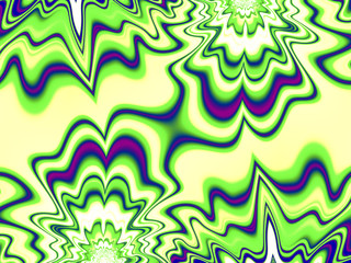 Beautiful abstract flower for art projects, cards, business, posters. 3D illustration, computer-generated fractal