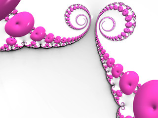 Beautiful abstract background for art projects, cards, business, posters. 3D illustration, computer-generated fractal