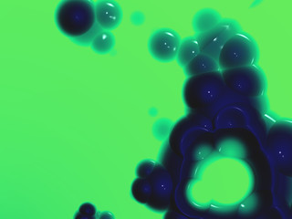 Beautiful abstract background for art projects, cards, business, posters. 3D illustration, computer-generated fractal