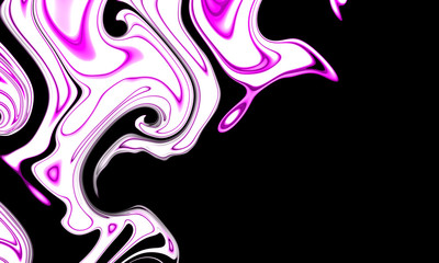 Beautiful oil background for art projects, cards, business, posters. 3D illustration, computer-generated fractal