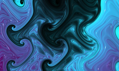 Beautiful oil background for art projects, cards, business, posters. 3D illustration, computer-generated fractal