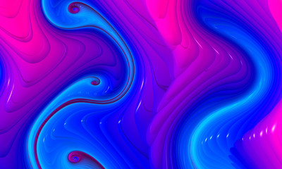 Beautiful abstract background for art projects, cards, business, posters. 3D illustration, computer-generated fractal