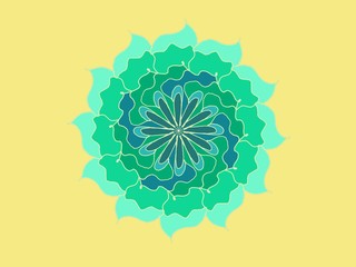 snowflake on white background