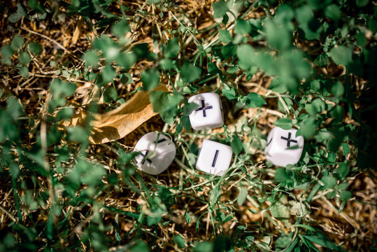 playing dice for role-playing and board games