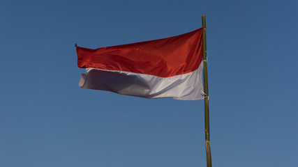 Indonesian flag, texture and bacckground