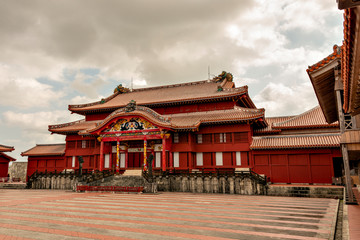 Shuri castle in Okinawa, Japan