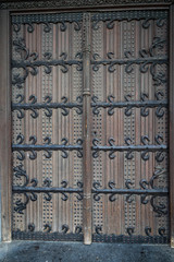 Old door in Mechelen, Belgium