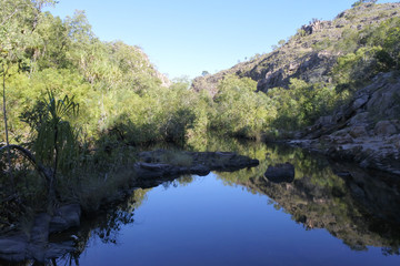 Fototapeta na wymiar Rock pools in Kakadu National Park in the Northern Territory of Australia