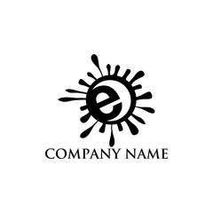 Abstract Letter e logo design template elements. abstract letter e. Business corporate letter e logo design vector.