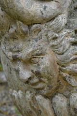 Fototapeta na wymiar Victorian Statue of the God Pan Battle Abbey Sussex England