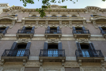 Passeig de Gràcia avenue in Barcelona