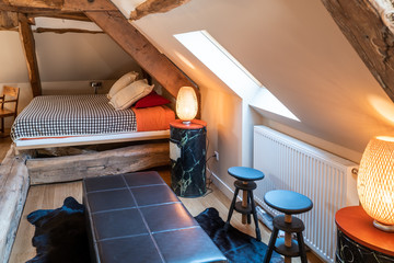 chambre mansardée de luxe