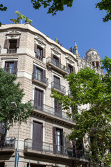 Passeig de Gràcia avenue in Barcelona