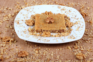 the best turkish baklava cevizli kadayif Along with pistachios