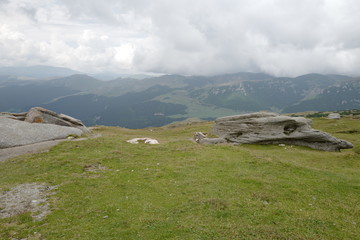 Fototapeta na wymiar Rocks on mountain