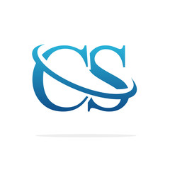 CS creative logo design vector art