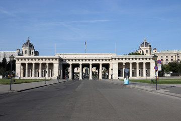 Fototapeta na wymiar Heldenplatz Hofburg Vienna Austria