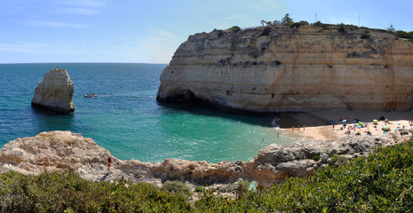 Playa en el algarve portugues