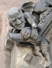 Naklejka premium Detail an der Frauen Kirche in Nürnberg
