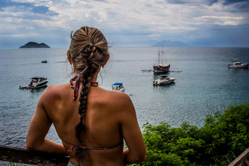 Yoga in the beach 