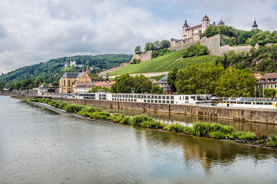 Marienberg fortress in Wurzburg, Bavaria, Germany