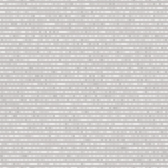 Seamless pattern, texture consisting of simple geometric elements arranged on gray background.