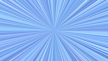 Blue geometrical abstract starburst background - vector illustration from striped rays