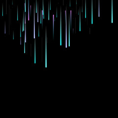 Fast Effect. Motion Neon Light Movement static