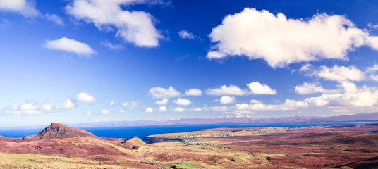 Sunny winter morning on Isle of Skye