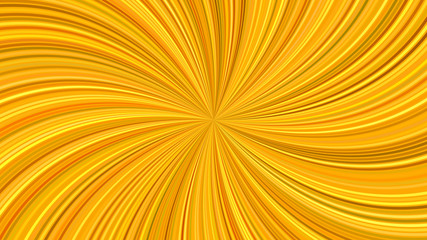 Orange geometrical abstract swirl background - vector graphic from striped rays