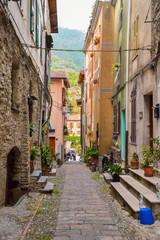 Naklejka premium Wieś Badalucco Włochy, Liguria